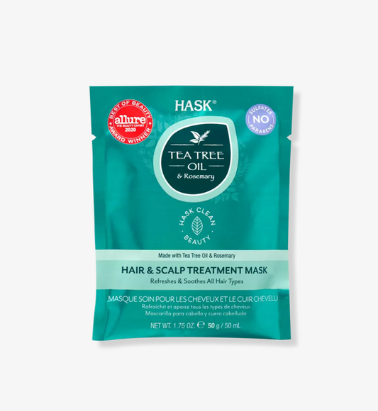 Hask Tea Tree Oil & Rosemary Hair & Scalp Treatment