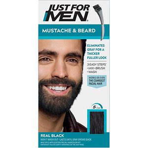 Just For Men Mustache & Beard M55 Real Black