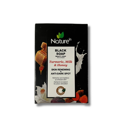 Nature-In Black Soap Turmeric, Milk & Honey Soap