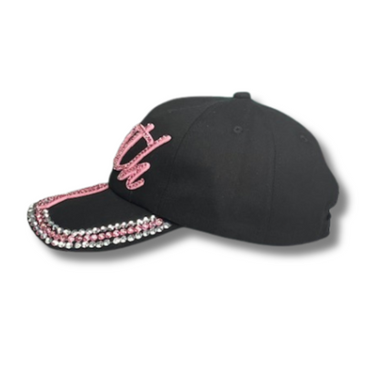 Faith Bling Cap - Breast Cancer