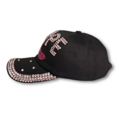 Hope Bling Cap - Breast Cancer