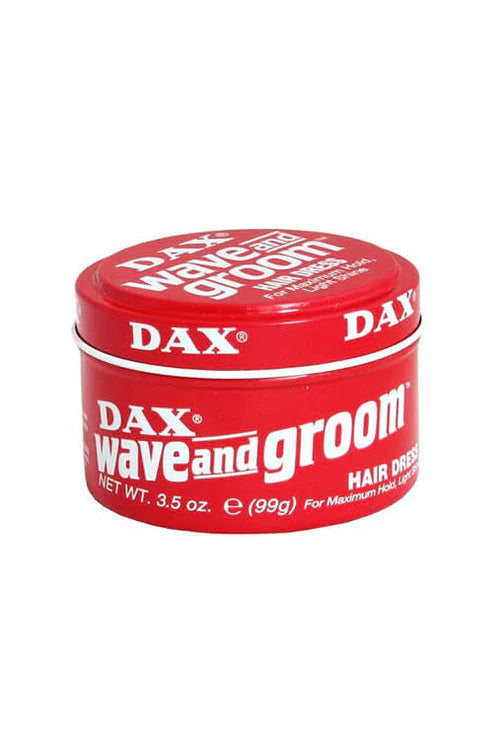DAX WAVE AND GROOM HAIR DRESS FOR MAXIMUM HOLD,  3.5OZ