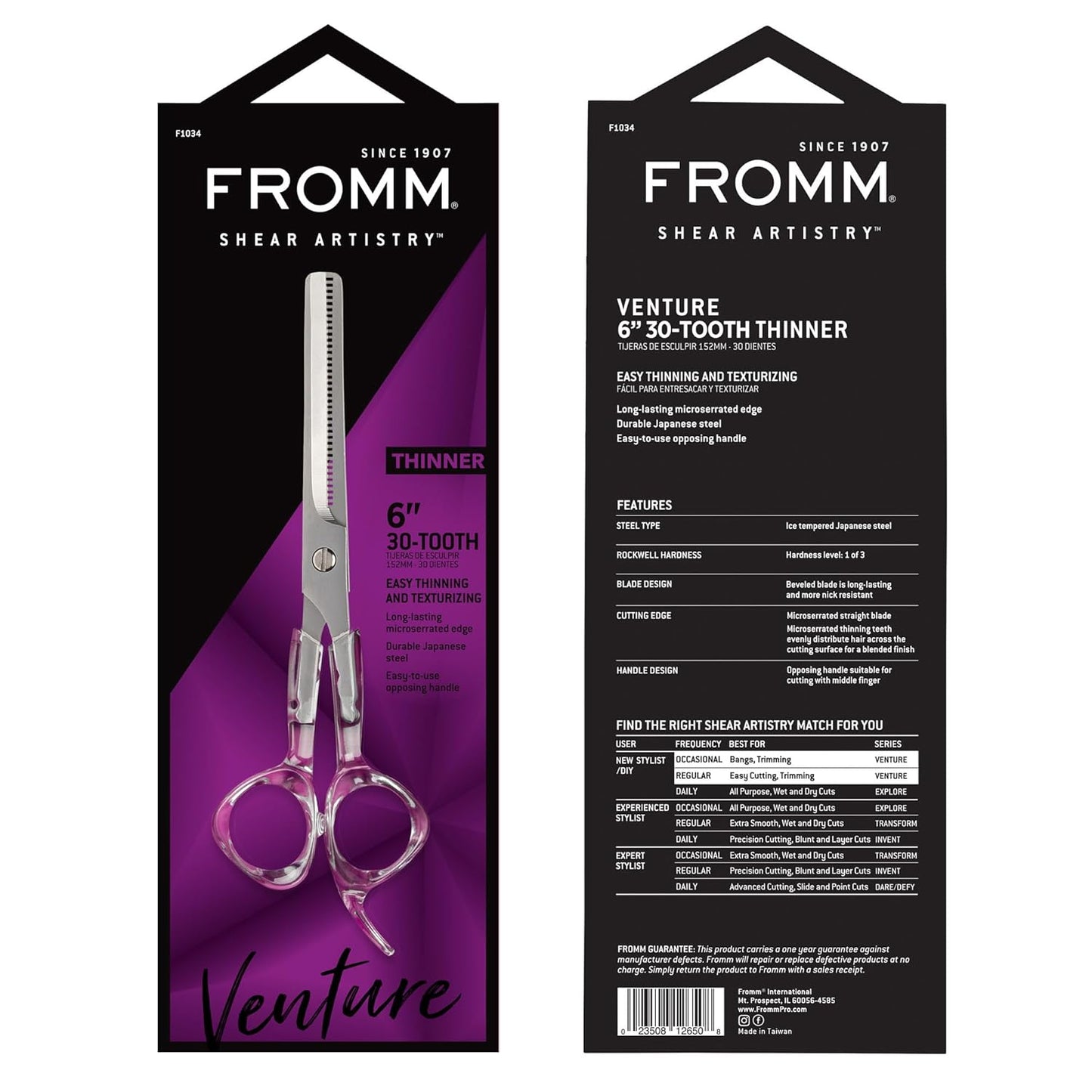 Fromm Thinning Shears 6"