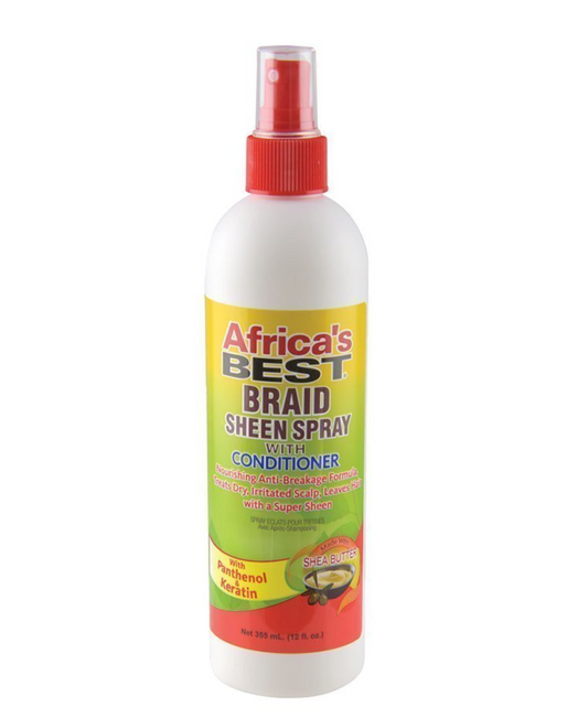 Africa's Best Braid Sheen Spray With Conditioner 12oz