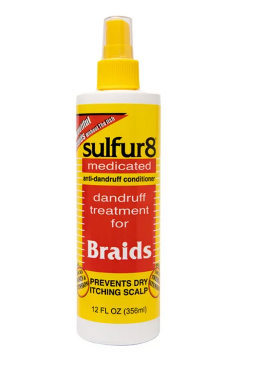Sulfur 8 Dandruff Treatment Braids Spray 12oz