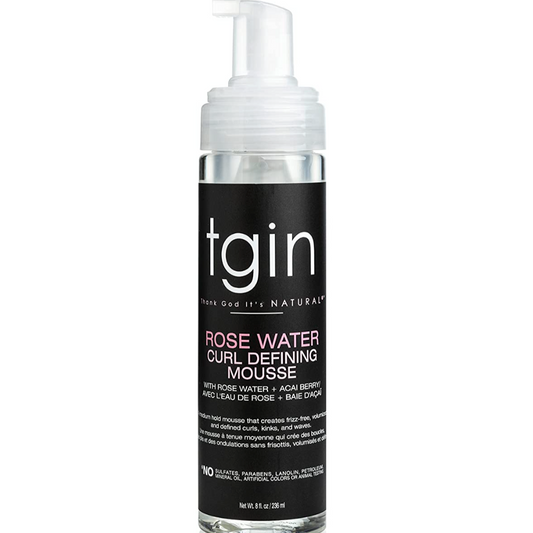 TGIN Rose Water Curl Defining Mousse