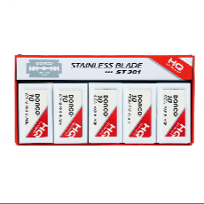 Dorco Platinum Stainless ST-301 Double Edge Razor Blades 10 pk (100 blades)