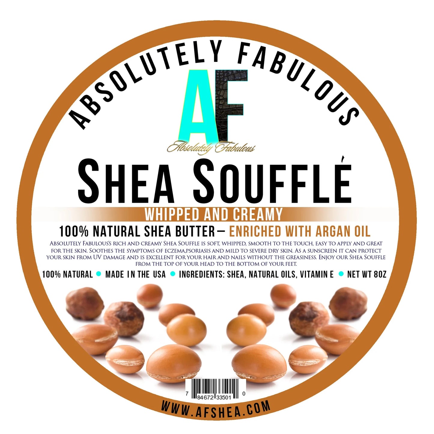 Shea Soufflé Whipped Shea Butter Argan Oil