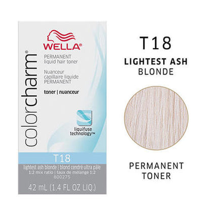 Color Charm Toner T18 Lightest Ash Blonde