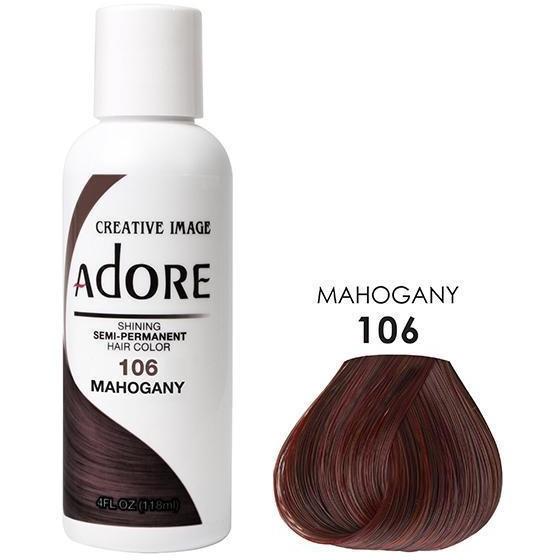 Adore Mahogany Semi- Permanent Hair Color 106